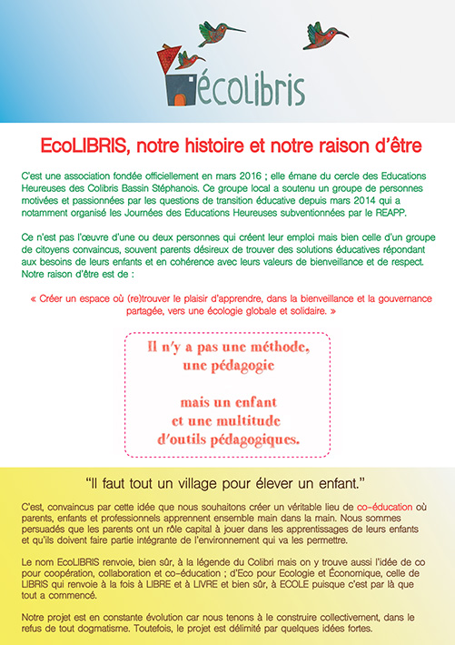 Fiche A4 n°1 Ecolibris