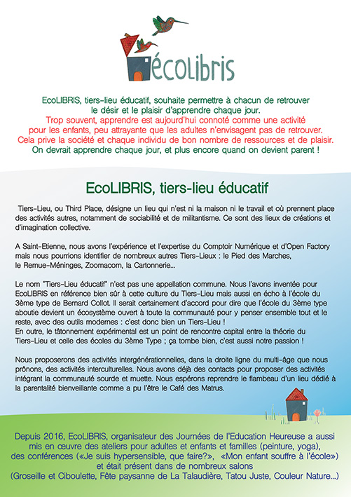Fiche A4 n°4 Ecolibris